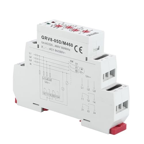 Relais de tension GRV8-05 défaillance de phase et asymétrie AC220V 380V 400V 460V