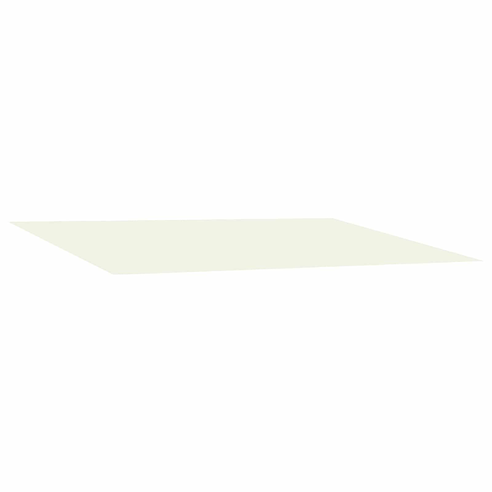 vidaXL Awning Replacement Fabric Cream 350 x 200 cm Polyester Modern Rectangular Weatherproof UV Resistant Patio Sun Shade Easy Clean