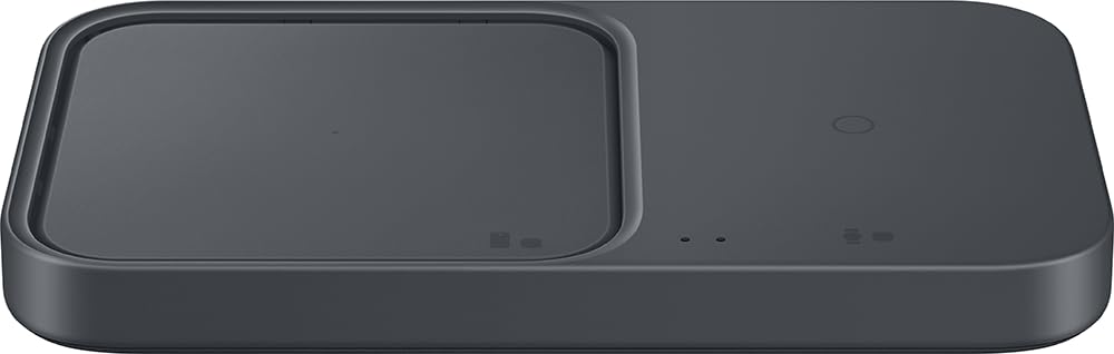 Samsung Chargeur Pad Induction sans Fil Duo 15W Noir, Charge Rapide, Version FR