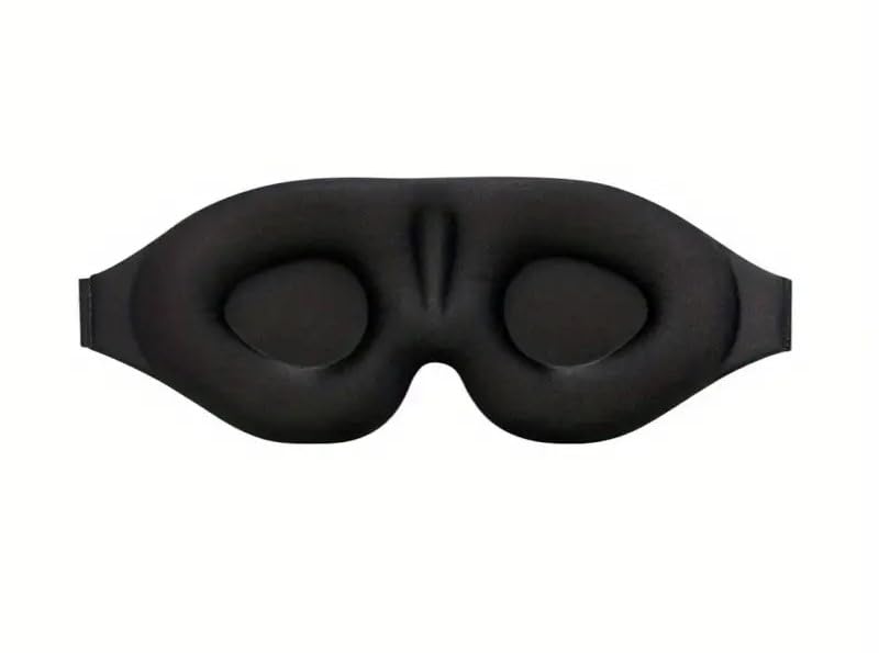 Generic 2 Pcs Sleep Eye Mask For Men Women, 3D Contoured Cup Sleeping Mask & Blindfold, Concave Molded Night Sleep Mask, Block Out Light, Soft Comfort Eye Shade Cover For Travel Yoga Nap,