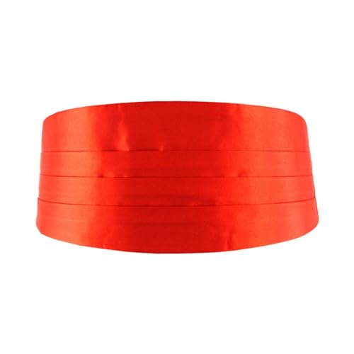 CAZSTYK Adjustable Cummerbund for Men Suited for Weddings Business Meetings and Sophisticated Event Elevate Your Formal Attire Red