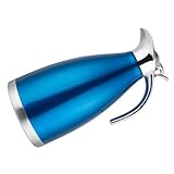 ARTIBETTER Edelstahl Vakuumkanne Thermoskanne Warmhaltekanne Isolierkanne für Kaffee Tee Getränke Bpa frei Stilvolle Isolierflasche in Blau für Haushalt und Outdoor