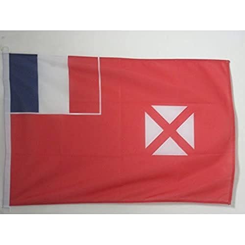 AZ FLAG, Wallis and Futuna Flag, 2x3 Ft, For Outdoor, Wallisian, Futunan Banner Knitted Polyester with Two Plastic Rings