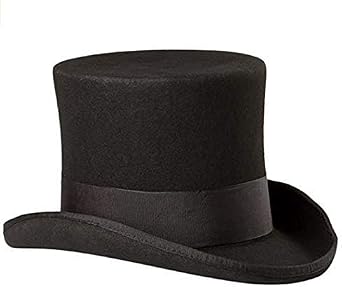 Scala Men's Wool Felt Top Hat