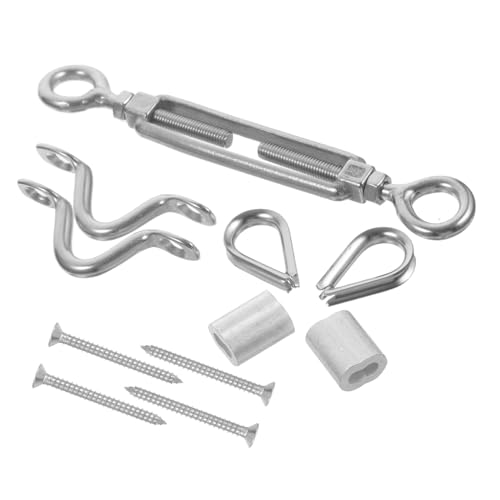 Tensores para cables Hemobllo de acero inoxidable de alta resistencia tipo ojal para cuerda de alambre miniatura 1