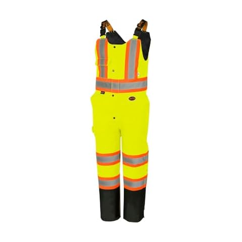 Pioneer Waterproof, Windproof Quilted Bib Safety Pants Cover