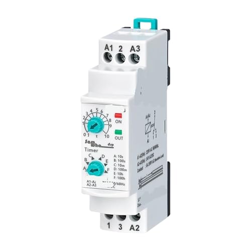 Relais temporisé ERV-08 retardement électronique 110VCA 24VCC