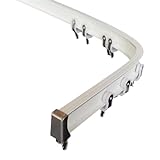 Champs d'application : cloisons de séparation, rails de rideau de douche, rails de camping-car, etc. Idéal pour créer un espace privé à la maison ou au bureau.