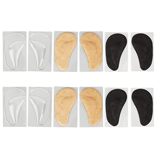 6 pares de plantillas adhesivas de gel para arco miniatura 1