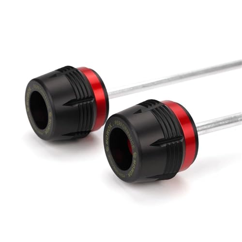 �ɓK�� X ADV 750 XADV750 2019-2024 �I�[�g�o�C ���A �t�����g �z�C�[�� �t�H�[�N �t���[�� �X���C�_�[ �v���e�N�^�[ �A�N�X�� �t�H�[�N �N���b�V�� �X���C�_�[ �I�[�g�o�C(Front and Rear-Red)