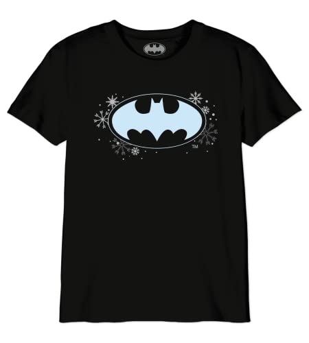 DC Comics Bobatmbts051 Camiseta, Negro, 8 Años para Niños