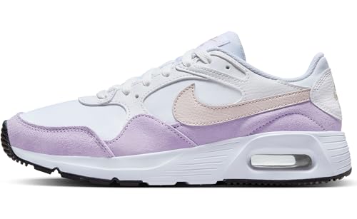 Nike Air Max SC Women's Shoes (CW4554-120, White/Violet Mist/Black/Platinum Violet) Size 6.5