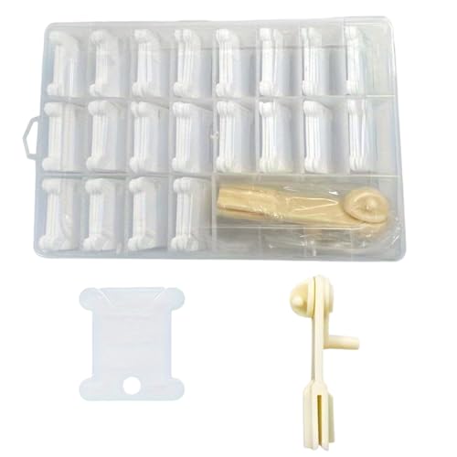 KAHDGSS Juego De Organizadores Hilo Costura Cruzada 200 Bobinas Y Bobinadora Manual para Un Almacenamiento Eficiente Manualidades Bordado Organizadores Manualidades Costura