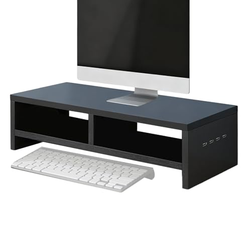 Migliore integrazione della memoria: con il suo layout funzionale a due strati, questo supporto per monitor è ideale per l'organizzazione di monitor e accessori. Si adatta facilmente a diversi ambienti come studi o studi creativi, rendendolo una scelta affidabile per mantenere uno spazio di lavoro efficiente e ordinato