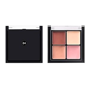 Caja de maquillaje de 4 colores de sombra de ojos Maquillaje de larga duración impermeable