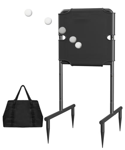 Image of Garbuildman Baseball Strike Zone Target for Plastic Balls, Portable Metal Frame Pitching & Hitting Training Tool for Outdoor