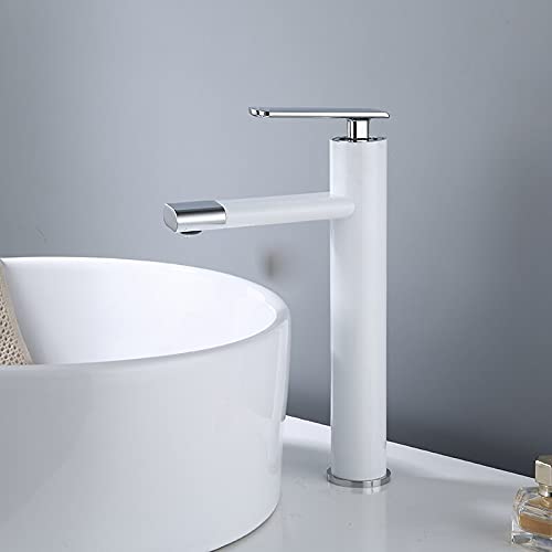 Robinet d'évier en or brossé laiton pour lavabo de salle de bain moderne