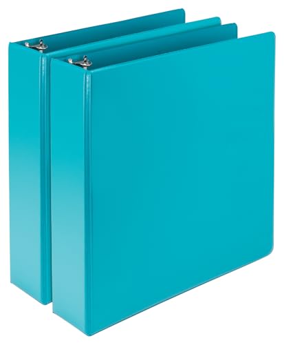 Classeur turquoise grande capacité 2" pour protéger vos rapports volumineux
