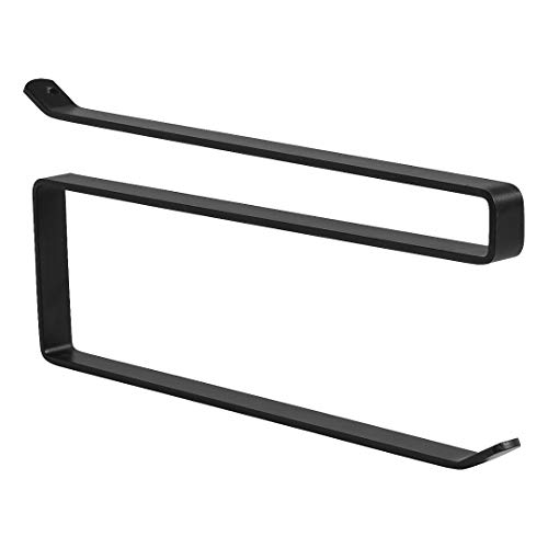 Suporte Para Porta Rolo de Papel Toalha Preto