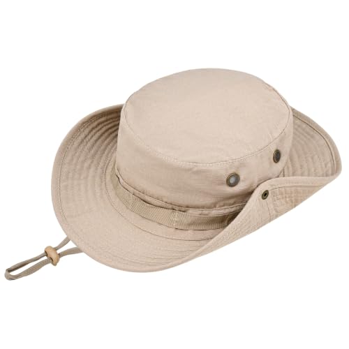 Image of Sun Hats for Men Women Boonie Hat UPF 50+ Bucket Hat Wide Brim UV Protection Fishing Hiking Safari Outdoor Hats