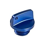 MeiZi Capuchon de Moteur de Moteur de Boutique de Moto Capuchon d'huile de Bouchon à vis M20 * 2.5 Fit for Yamaha MT09 FZ09 MT09 Traceur Fj09 Tmax 500 T-Max 530 (Color : Blue)