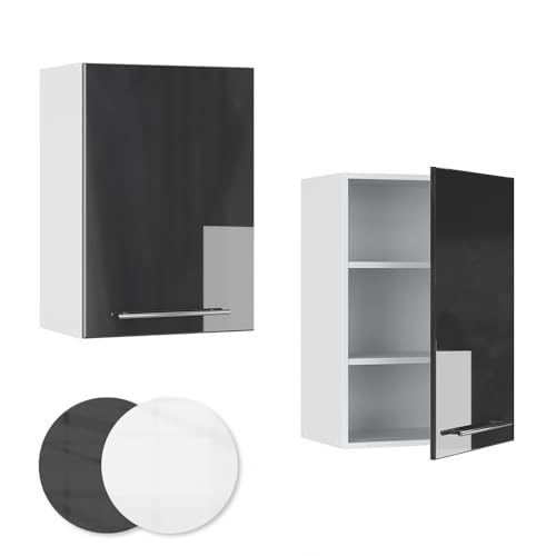 Vicco Mobile Bagno Antracite Lucido 50 X 72 Cm - 6