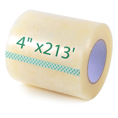 Pueatte Greenhouse Repair Tape, 6.3 mil Thickness Greenhouse Plastic Tape, Clear UV Resistant Greenhouse Sheeting Coverings Film Tape(4inX213ft)