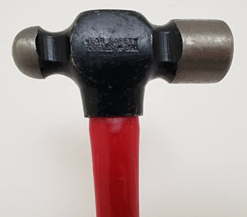 24 Oz. Ball Pein Hammer Industrial Fiberglass Handle #TOP4