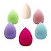 Makeup Sponge Set 6pcs by GNAWRISHING, Makeup Sponge Blender Made of Soft Sponge, Multi Color Makeup Sponges