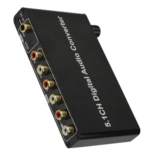 4K 5.1CH HDTV Sound Extractor Verstärker HDTV 3 5 Mm Analogkonverter Verbesserte Extractor Decodierung 5.1 Kanal SPDIF Eingang