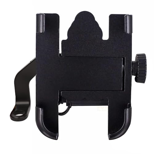 HUMBLE Mobile Phone Holder with USB Charger Waterproof Easy Adjustable Rear View Mirror Mount Solid Metal Cradle Stand Suitable for Bike & Mobile Phones 3.5" to 7.0" (Black) (B0CBFPTD4V) Amazon Price History, Amazon Price Tracker