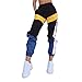 Produktbild FRAUIT Damen Hose Patchwork Lässige Baggy Hip Hop Dance Jogging Hose Sweathose Pants Freizeithose Sportswear Style