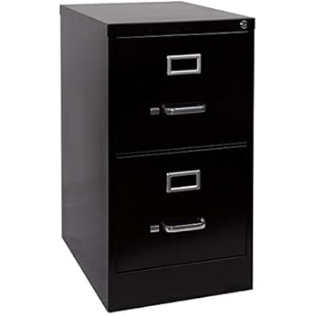 Amazon Com Pemberly Row 2 Drawer File Cabinet In Black Furniture Decor