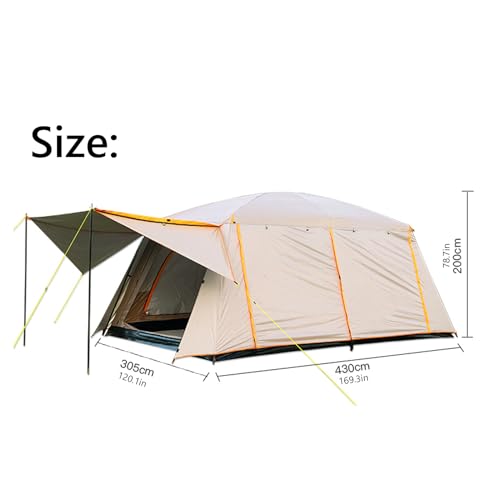 Carpa de camping grande para 4-6 personas miniatura 7