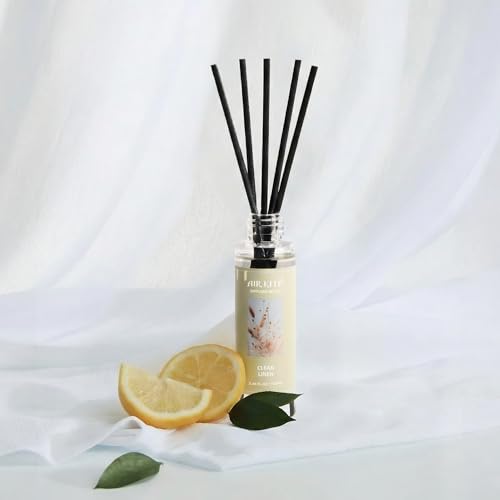Image of Airkeep Reed Diffuser Oil Refill /Clean Linen /3.38 oz /1 Pack /Air Freshener & Aromatherapy Essential Oil Blend for Home Fragrance - Scented Refill Oil for Bathroom, Bedroom & Home Decor