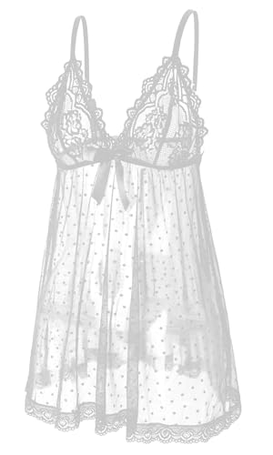 Sexy lingerie Lace Babydoll Chemise, Black, Women's Sleepwear S-5XL3