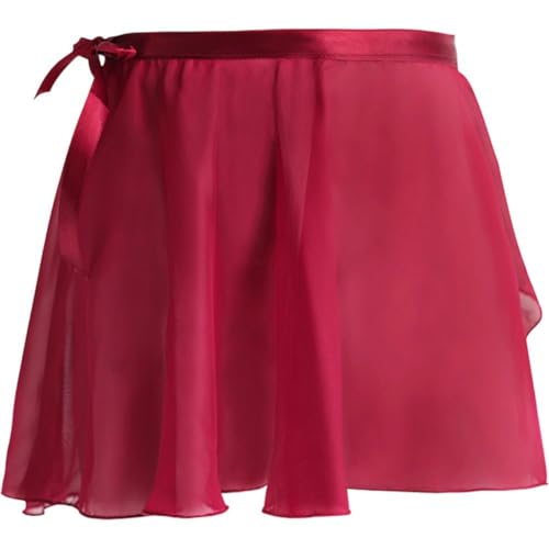 Falda De Ballet Envolvente Para Mujer, Falda De Baile De Gasa Para Niñas, Traje De Entrenamiento De Ballet, Faldas Envolventes Ajustables, Faldas De Entrenamiento De Ballet Para Gimnasia, Patinaje Y
