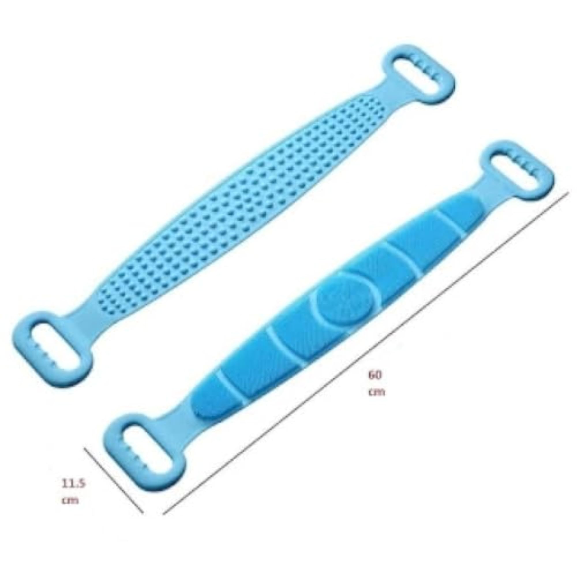 Silicone Back Scrubber Belt for Bath, Pack of 2