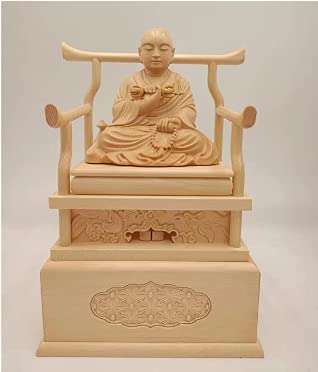 Amazon｜仏像 弘法大師 座像 空海 真言宗木彫仏像 木製 木彫り総