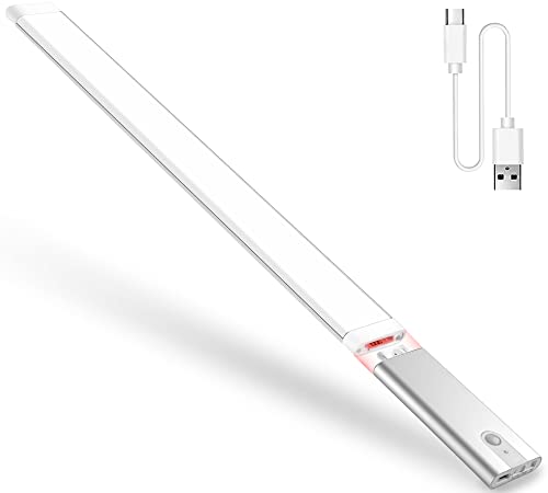 Svarog Luz LED para Armario,1500mAh Iluminación USB Recargable debajo del Armario,50cm Luz con Sensor de Movimiento para Interiores,Luz de Armario Regulable Inalámbricas para Cocina,Dormitorio,Pasillo Cover