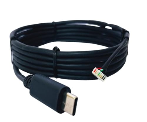 Image of Replacement Type-C USB Cable for Morpho MSO 1300 E2 /E3 Scanner Type-C USB Cable (Type C), 1M, Black