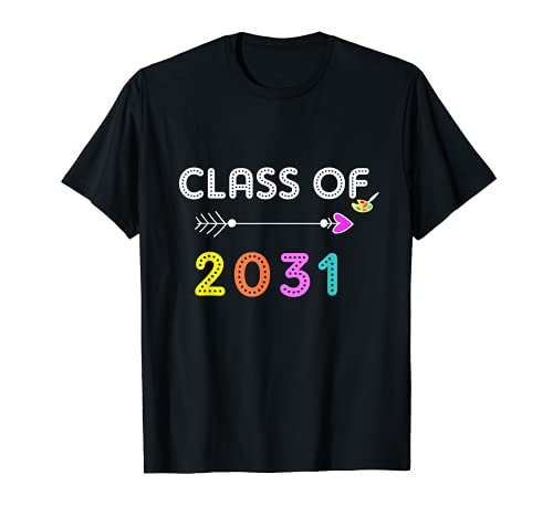 Class of 2031 Back to School 2021 2022 boy girl T-Shirt