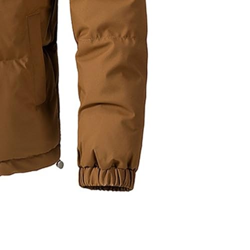 Doudoune d'hiver homme imperméable marron veste grande taille 6XL ample
