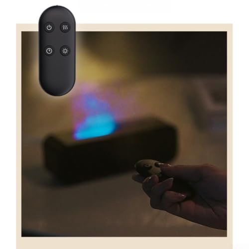 Diffuseur d'arômes effet flamme contre l'air sec de la chambre à coucher - 3