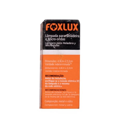 Foxlux Lâmpada para Geladeira/Microondas 15W 220V E14