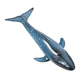GALPADA de Ballena Azul Simulada Pequeña Juguete Cognitivo Infantil Decoración Acuática Realista para Peceras y Fiesta Regalo Educativo