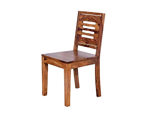 Image of SHRI MINTU'S ART Solid Sheesham Wood Dining Table 6 Seater | Six Seater Dinning Table with 6 Chairs for Home | Dining Room Sets for Kitchen & Restaurants | Rosewood, Brown Teak Finish