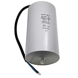 Motor Kondensator AnlaufKondensator MotorKondensator 100µF 450V 65x119mm Leitung M8 Miflex 100uF