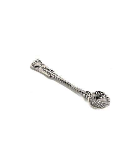 925 Sterling Silver Small Salt Spoon - Premium Quality 2"
