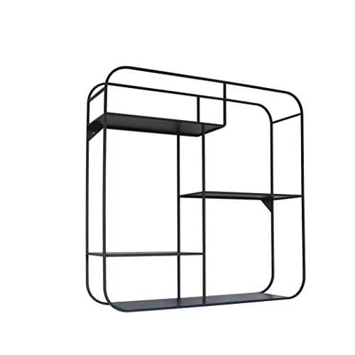 Marque Amazon - Movian Kyyvesi Étagère murale, 60 x 16 x 60 cm, Noir Cover